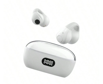 Cuffie wireless con display digitale, auricolari stereo true wireless