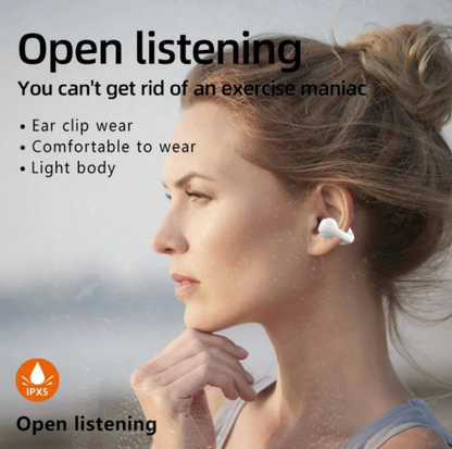 Cuffie wireless con display digitale, auricolari stereo true wireless